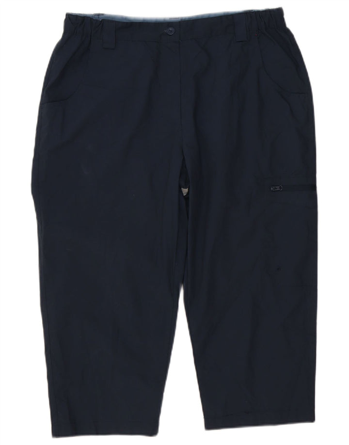 Mountain Warehouse Pantalon cargo pour femme UK 12 Medium W32 L20 Bleu marine