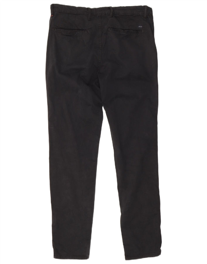 Zara Pantalon Chino Slim Homme EU 40 Medium W31 L30 Noir