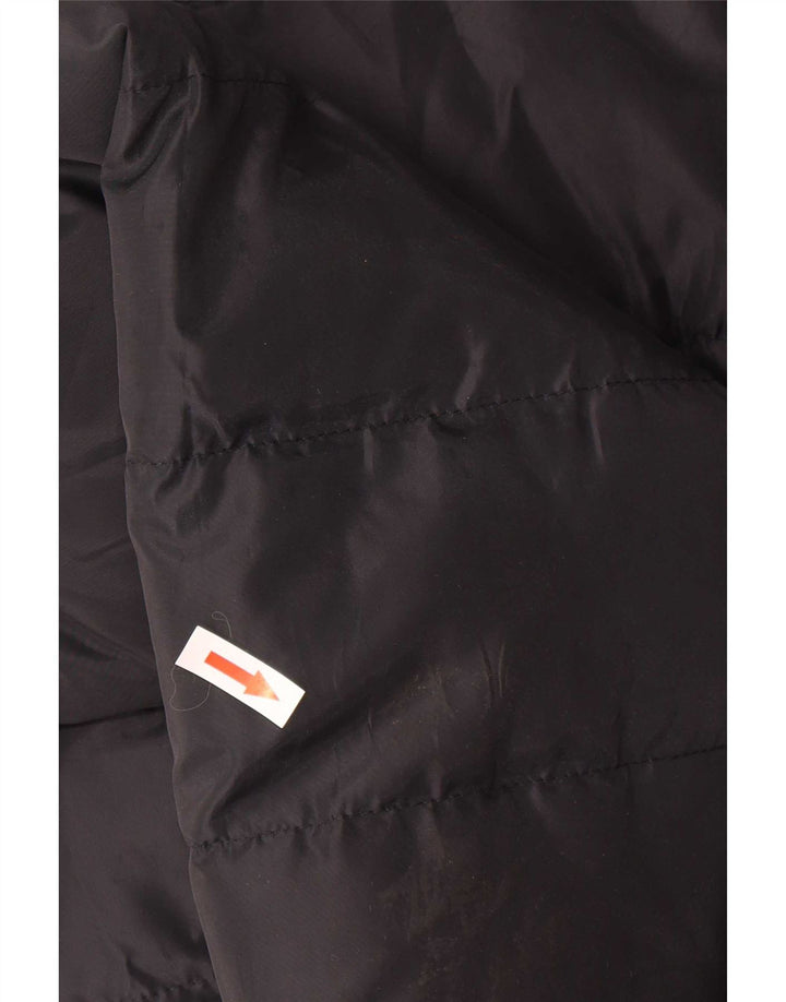 Kappa Veste matelassée graphique pour garçon 13-14 ans 2XL Noir Polyester