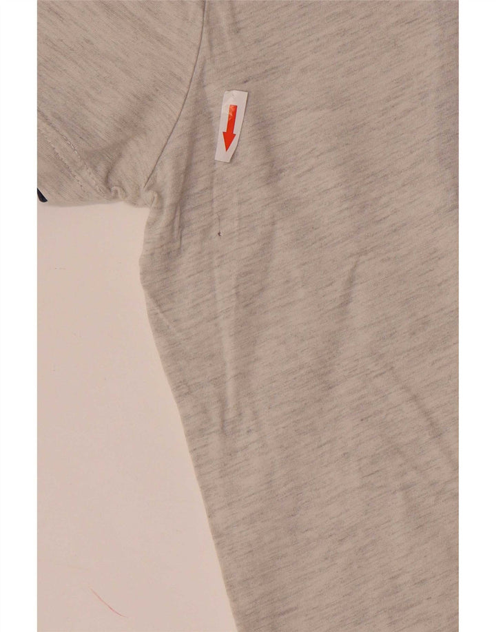 Desigual T-Shirt Graphique Homme Grand Gris Coton