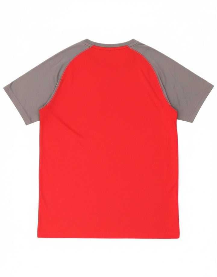 Mountain Warehouse T-Shirt IsoCool Homme Rouge Moyen Colourblock