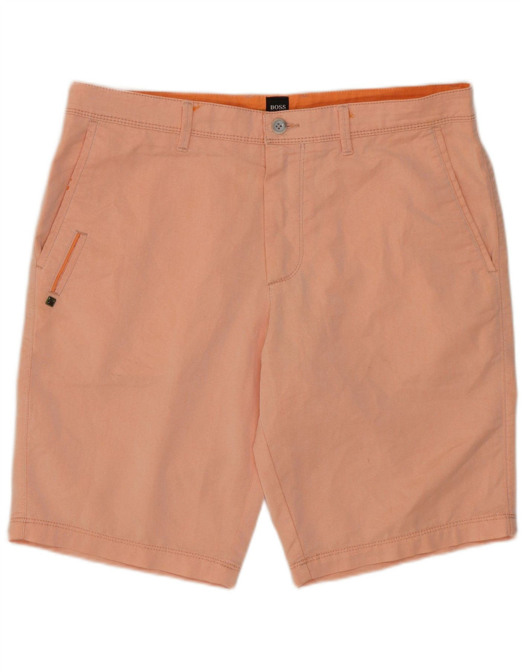 Hugo Boss Short chino pour homme IT 48 Medium W32 Orange Coton