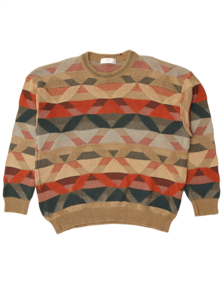 Marks & Spencer Pull col rond pour homme XL multicolore géométrique