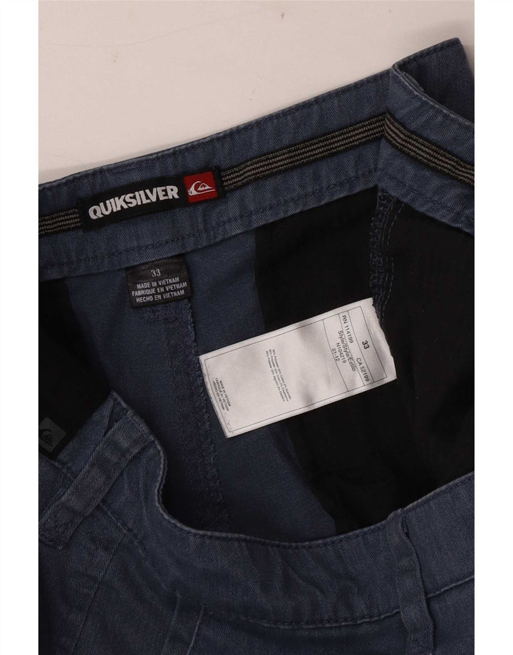 Quiksilver Short Chino Homme W33 Bleu Moyen Coton