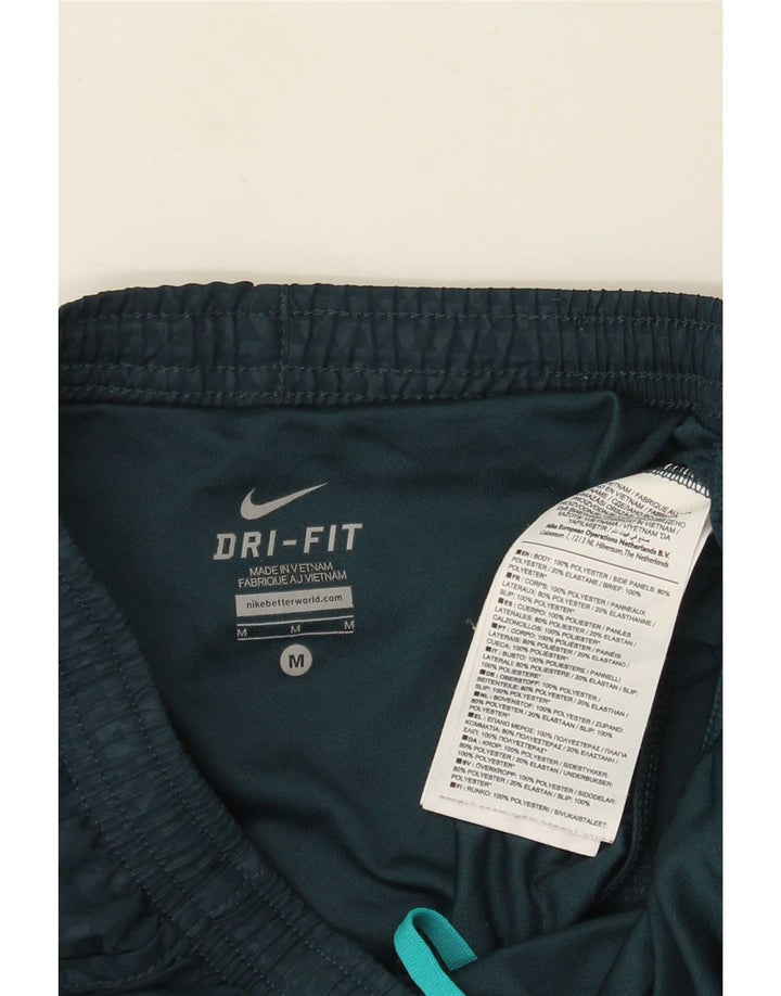 Nike Short de sport pour femme UK 14 Polyester à pois vert moyen