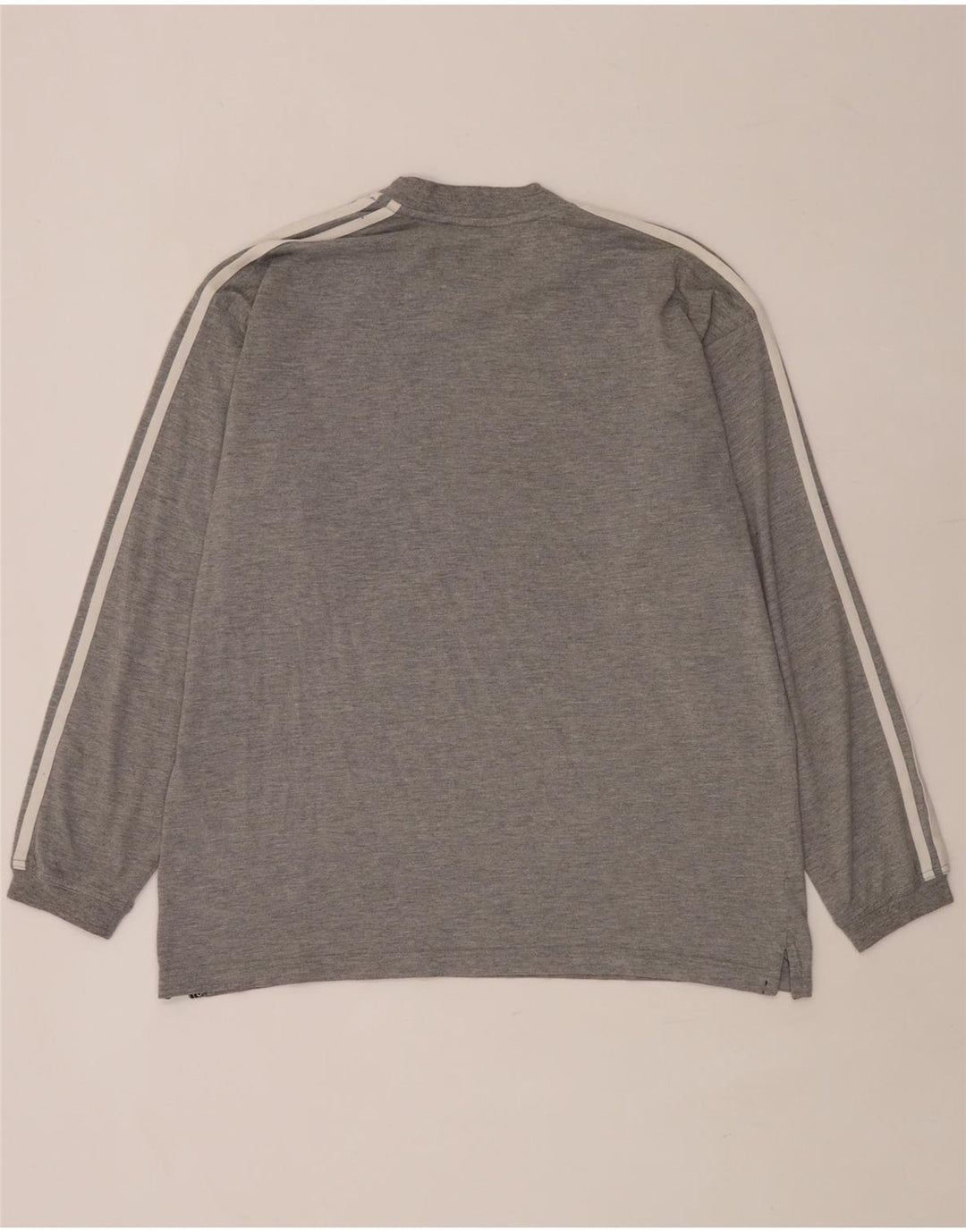 Adidas Haut à manches longues pour homme UK 38/40 Gris moyen chiné en coton