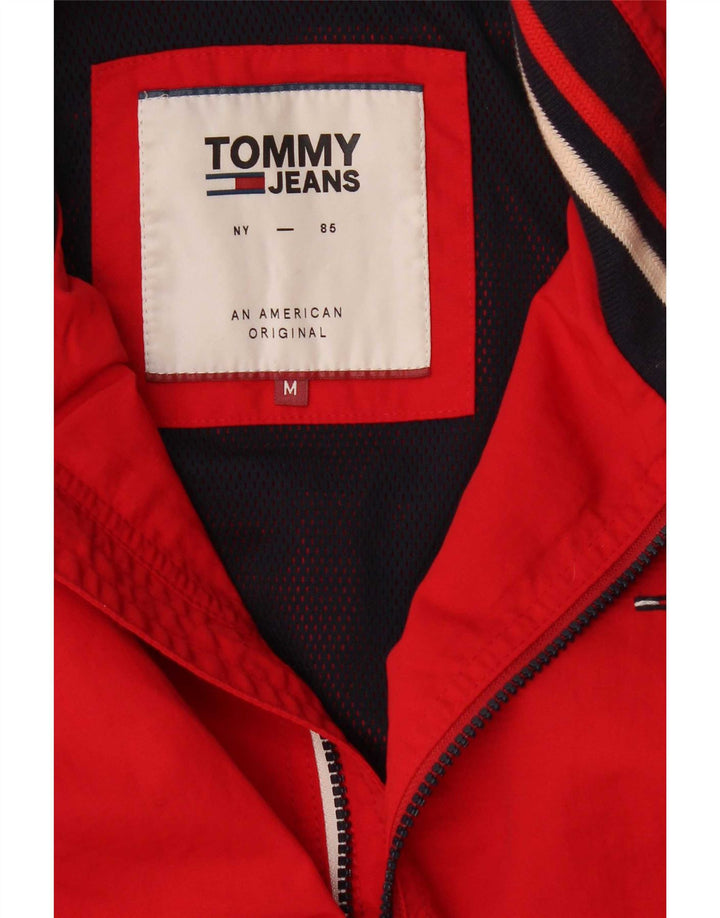 Tommy Hilfiger Veste Bomber Homme UK 38 Medium Rouge Colourblock