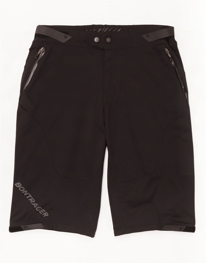 Short cargo de randonnée graphique pour homme W32 en polyester noir moyen