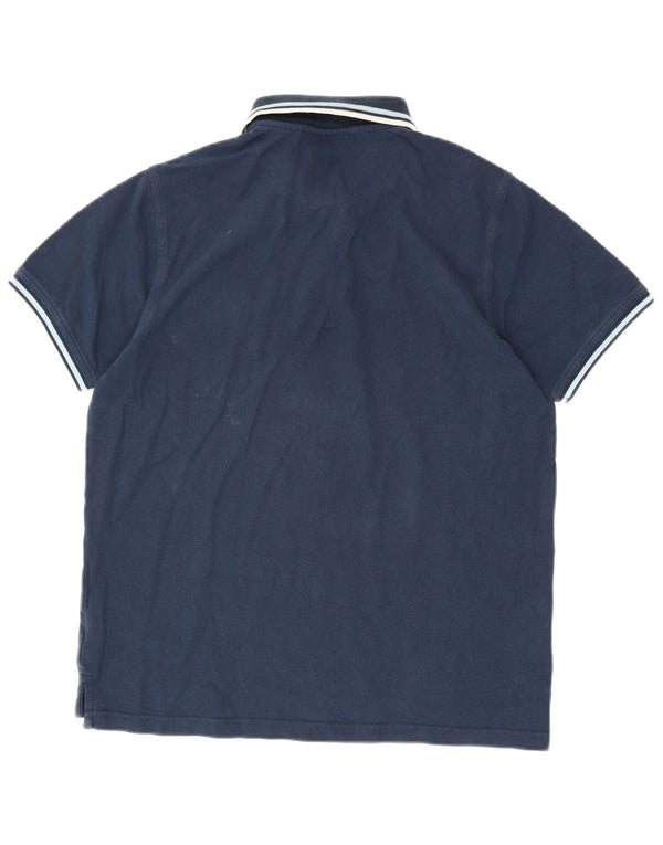 Pierre Cardin Polo Regular Fit Homme Grand Coton Rayé Bleu Marine