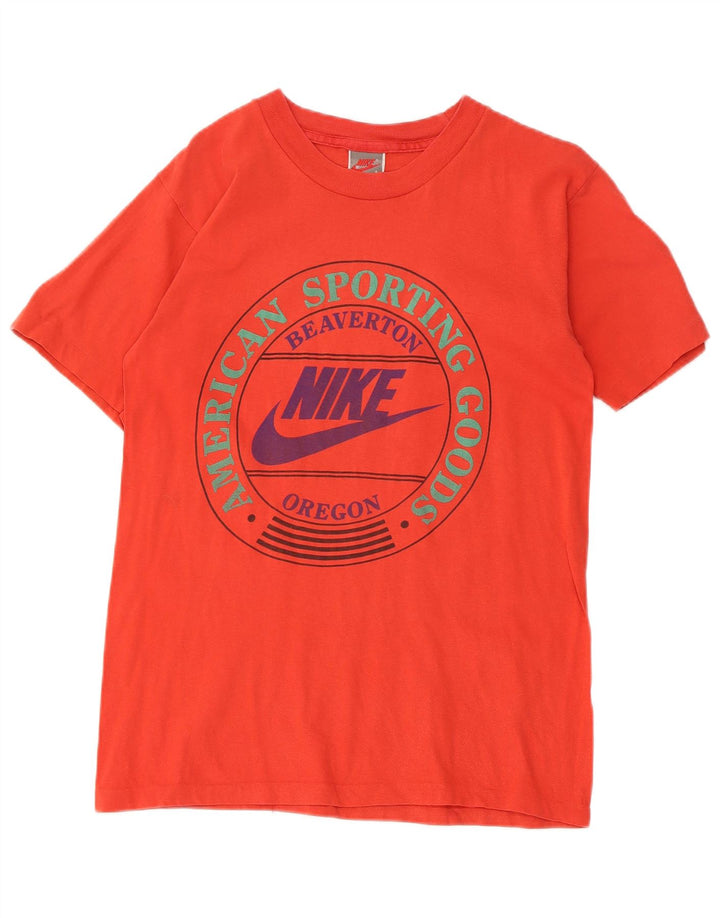 Nike T-shirt graphique pour homme en coton rouge Taille S