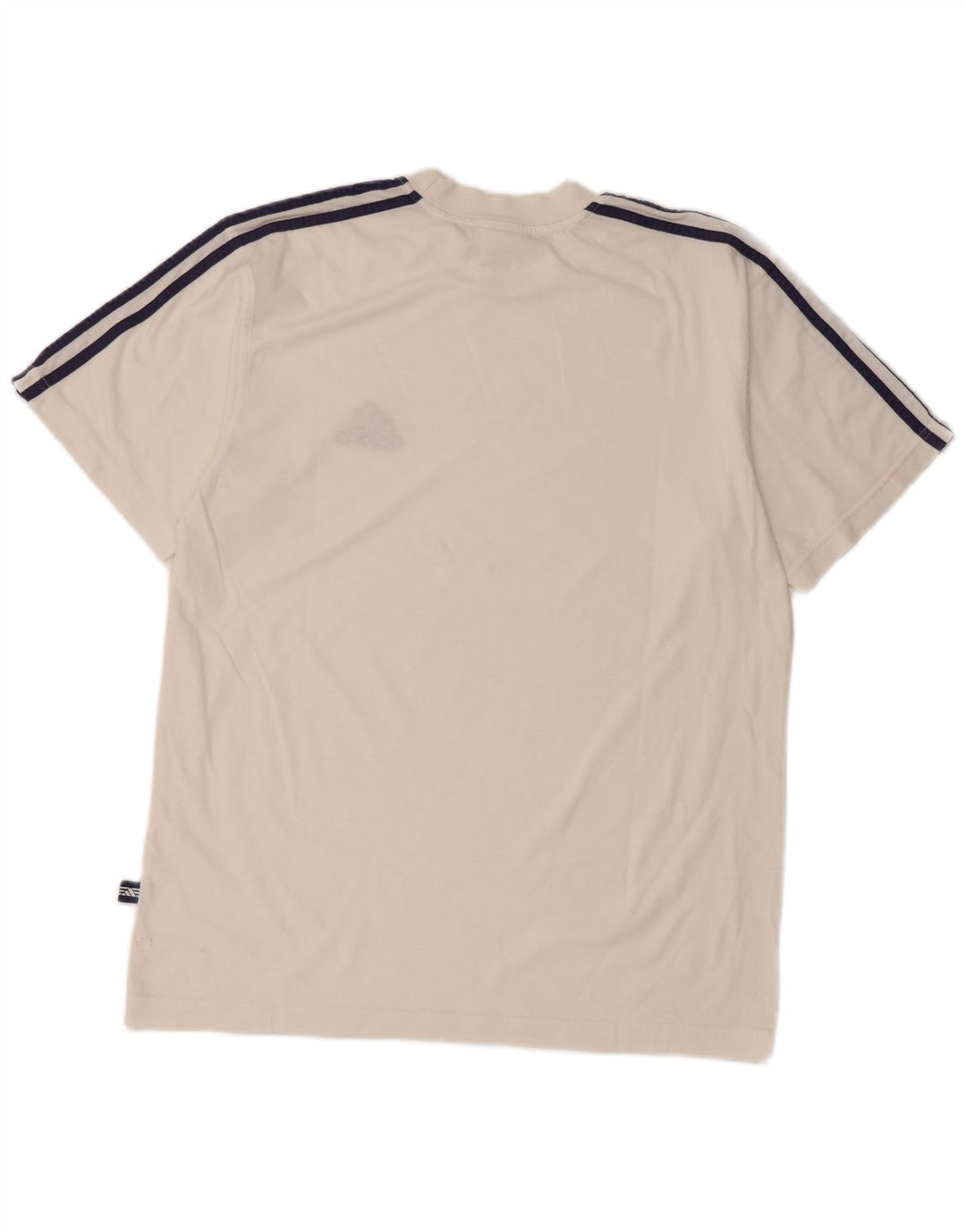 Adidas T-Shirt Top Garçon 15-16 ans Blanc Coton