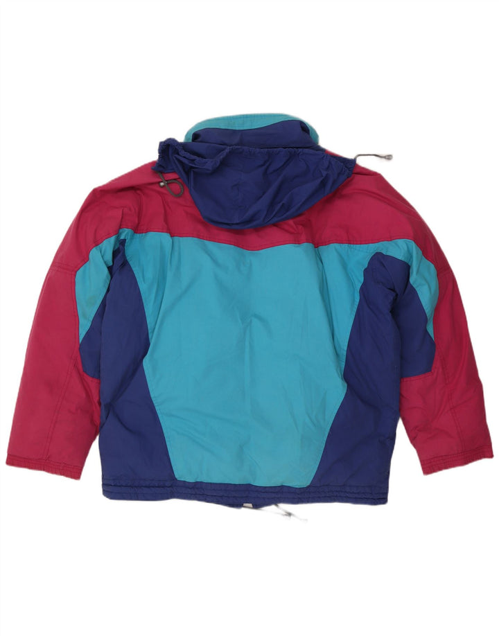 MC Kee's Veste de ski à capuche pour homme UK 40 Large Multicolore Colourblock