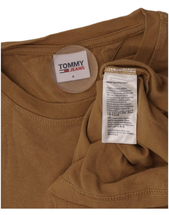 Tommy Hilfiger T-Shirt Homme Petit Marron Coton