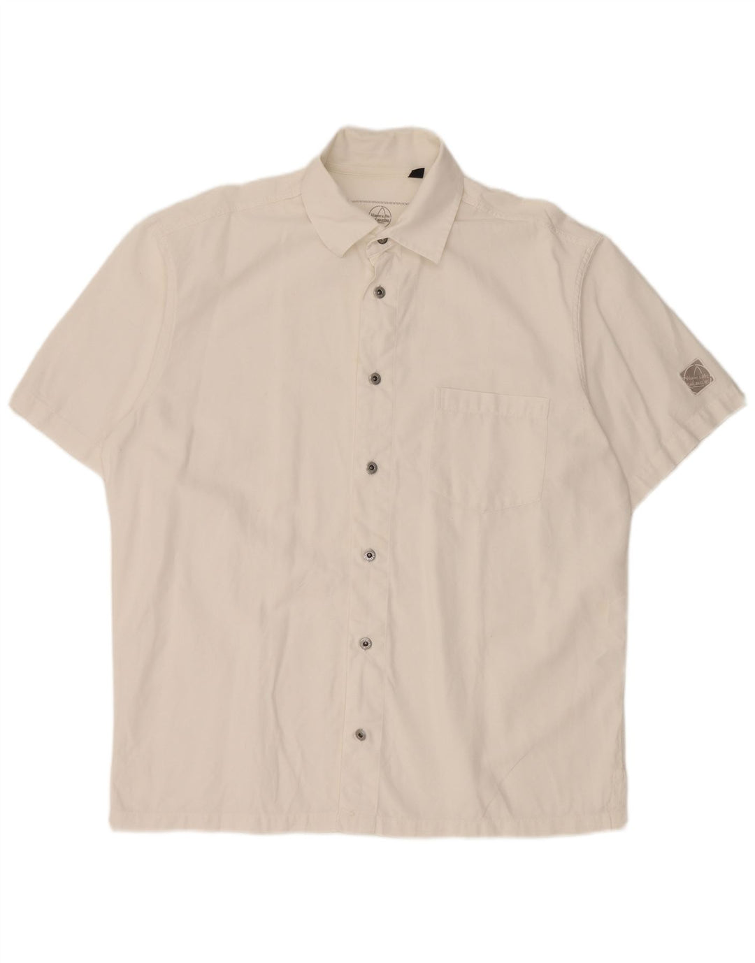 Murphy & Nye Chemise à manches courtes pour hommes Grand coton blanc