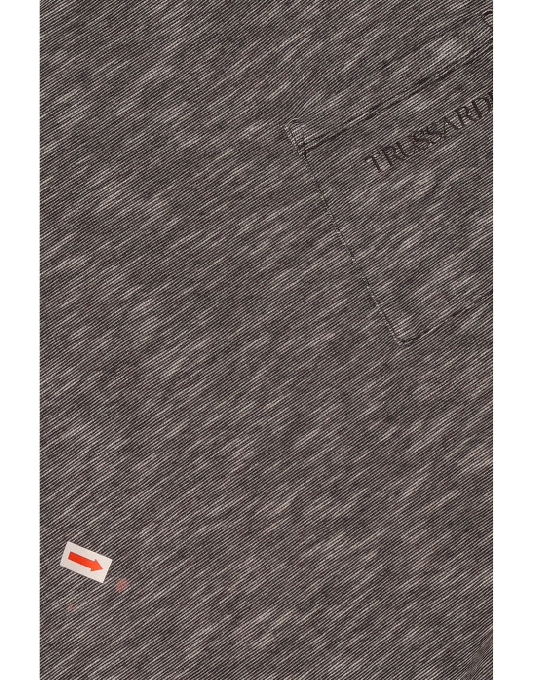 TRUSSARDI T-Shirt Small Gris Moucheté Coton Homme