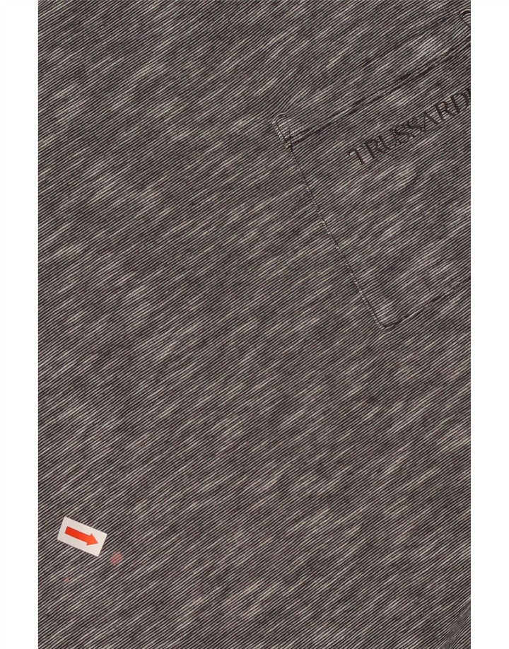 TRUSSARDI T-Shirt Small Gris Moucheté Coton Homme