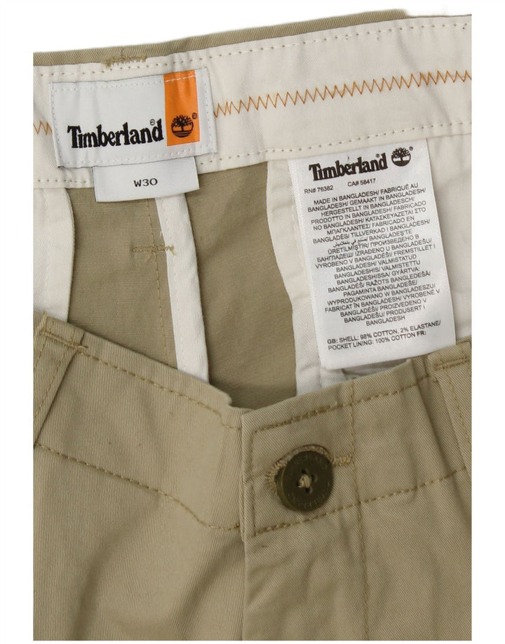 Timberland Short Chino Homme W30 Coton Vert Moyen