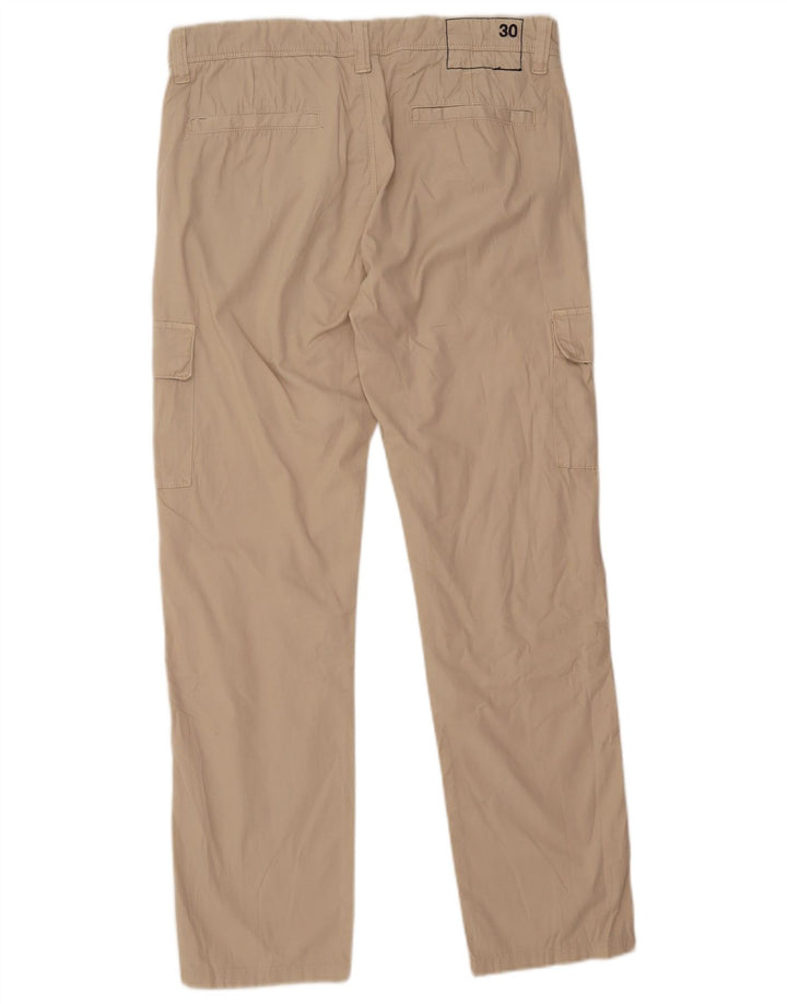 Sun68 Pantalon Cargo Droit Homme W30 L30 Coton Beige
