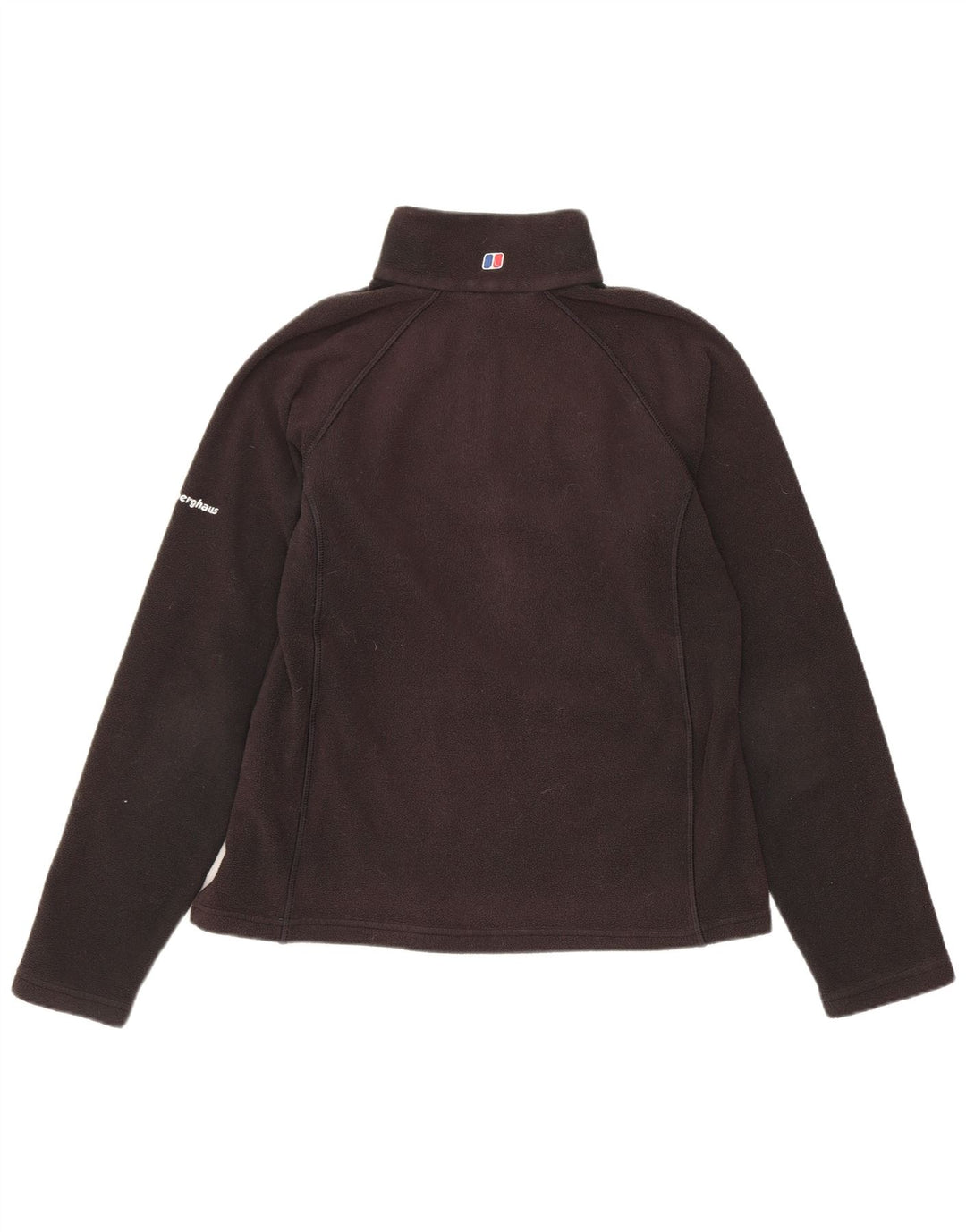 BERGHAUS Pull polaire à col zippé pour femme UK 10 Small Noir Polyester