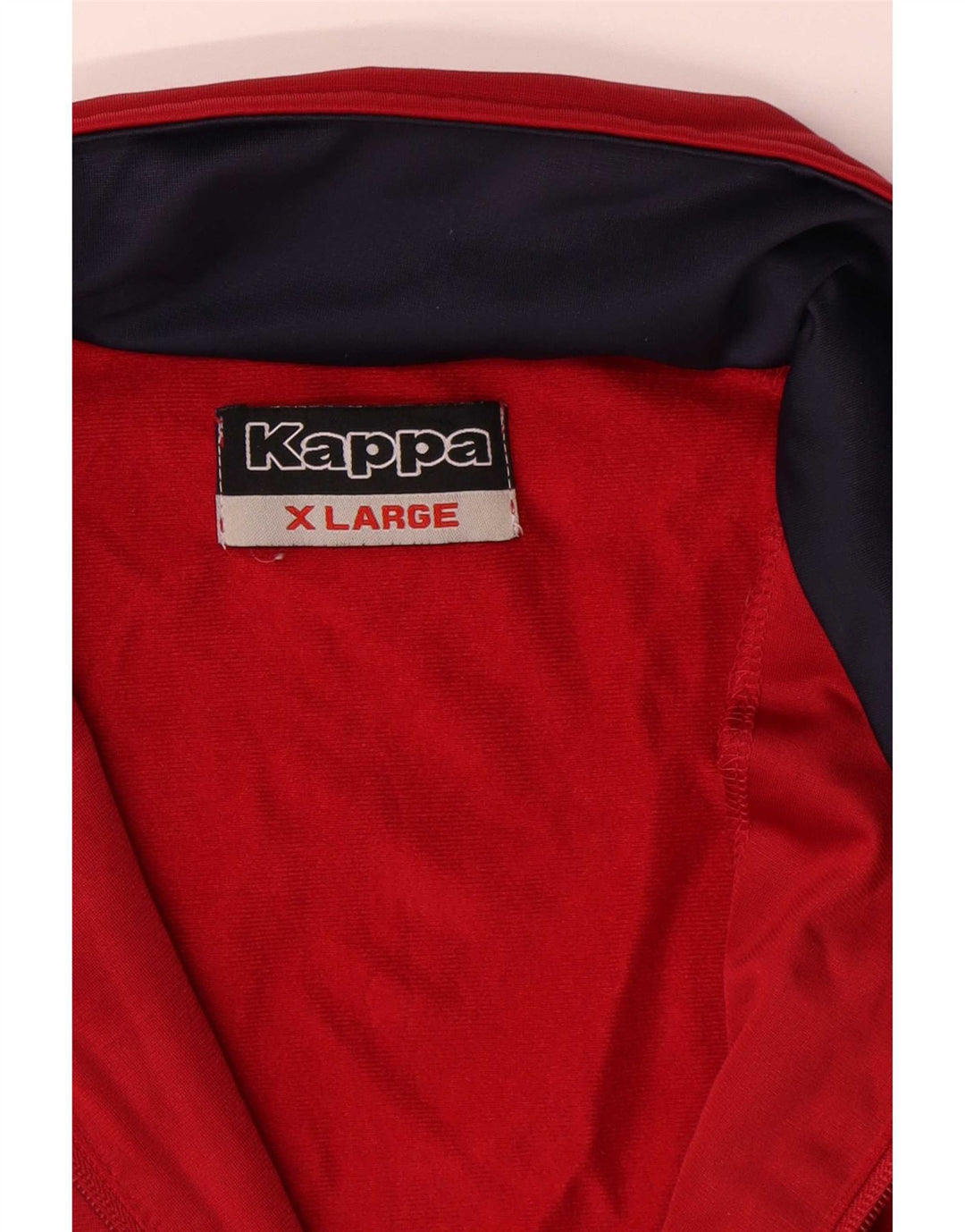 Kappa Veste de Survêtement Homme XL Rouge Colorblock Polyester