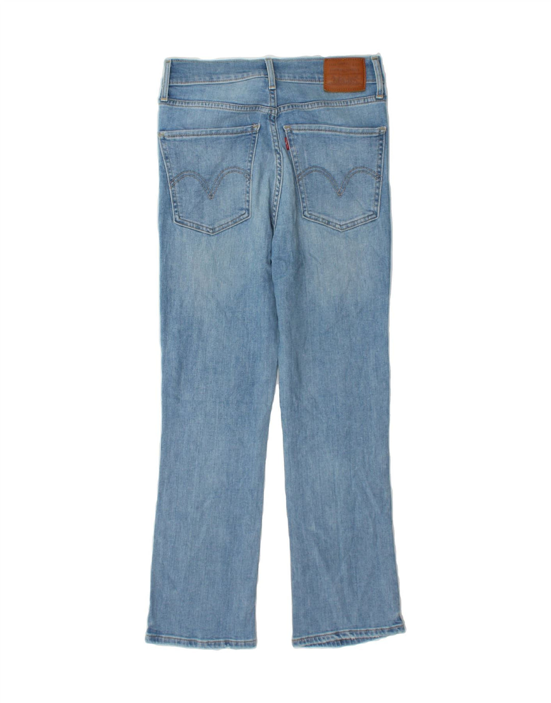 LEVI'S Womens Crop Straight Jeans W27 L26 Blue Vintage Levi's and Second-Hand Levi's from Messina Hembry 