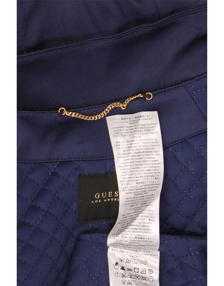 GUESS Parka surdimensionnée à capuche pour femme UK 12 Bleu marine moyen