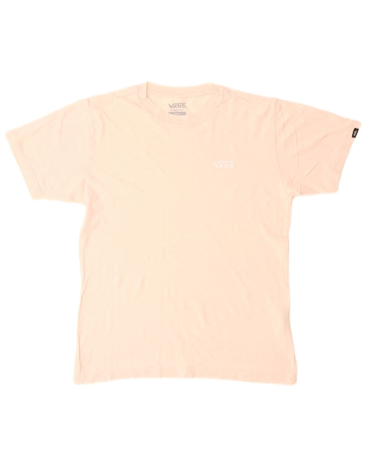 VANS T-shirt coupe classique pour homme en coton rose petit