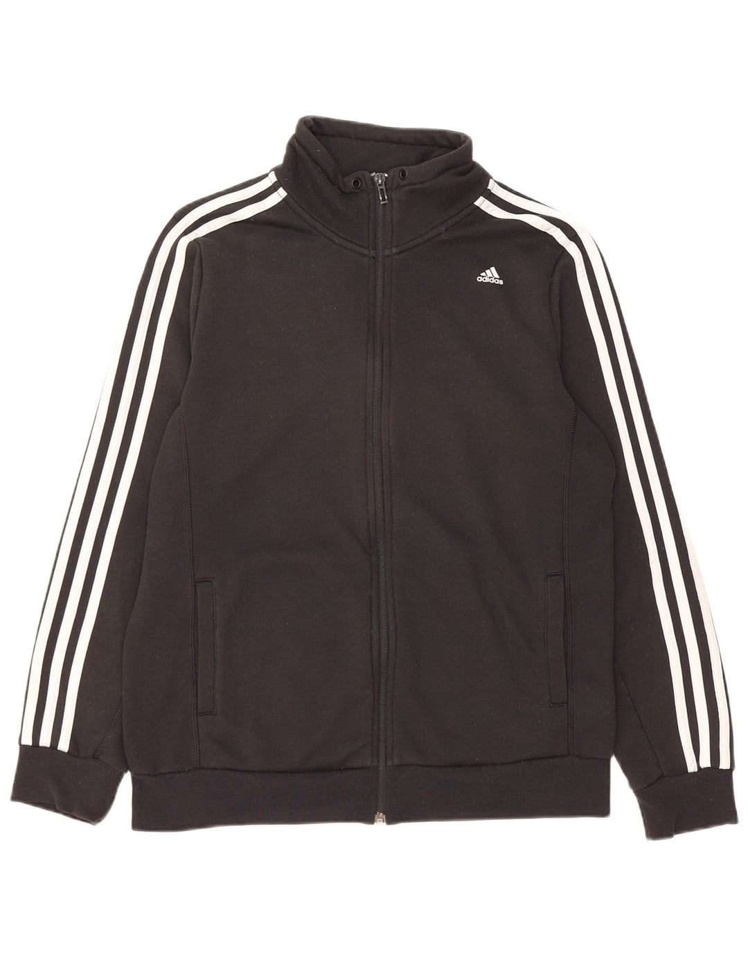 Adidas Climalite Survêtement Top Veste UK 16/18 Large Noir Polyester