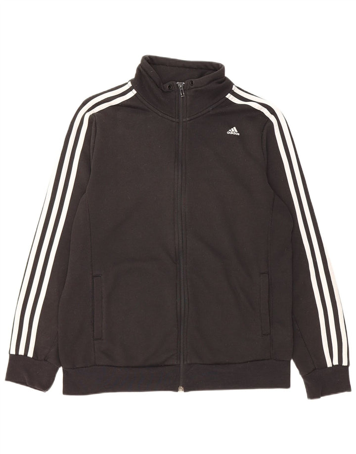 Adidas Climalite Survêtement Top Veste UK 16/18 Large Noir Polyester