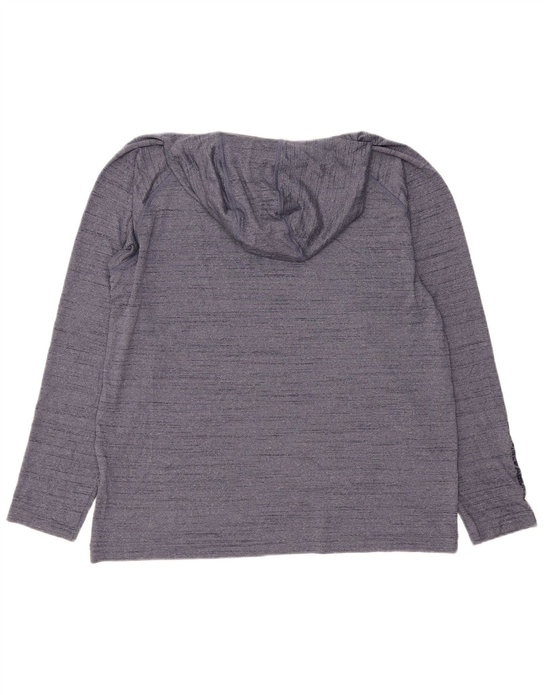 UNDER ARMOUR Heat Gear Haut à capuche à manches longues pour homme Bleu marine moucheté