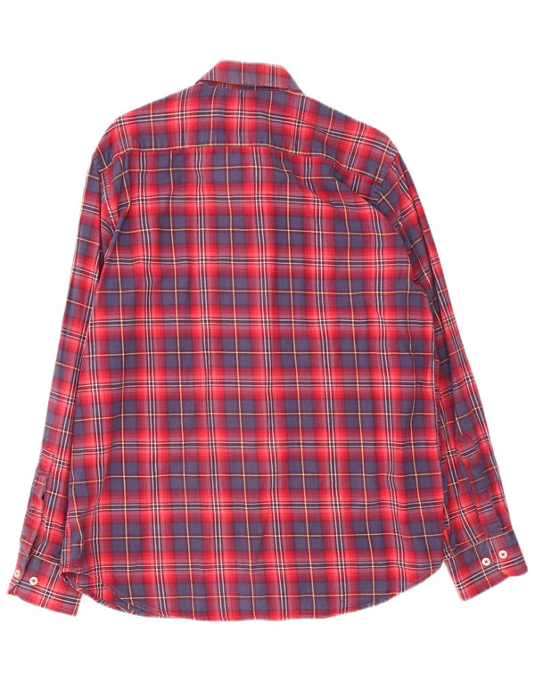 Carrera Chemise Regular Fit Flanelle XL Rouge Carreaux Coton Homme