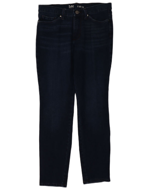 Lee Jean skinny taille moderne pour femme US 10 Large W30 L28 Bleu marine Coton