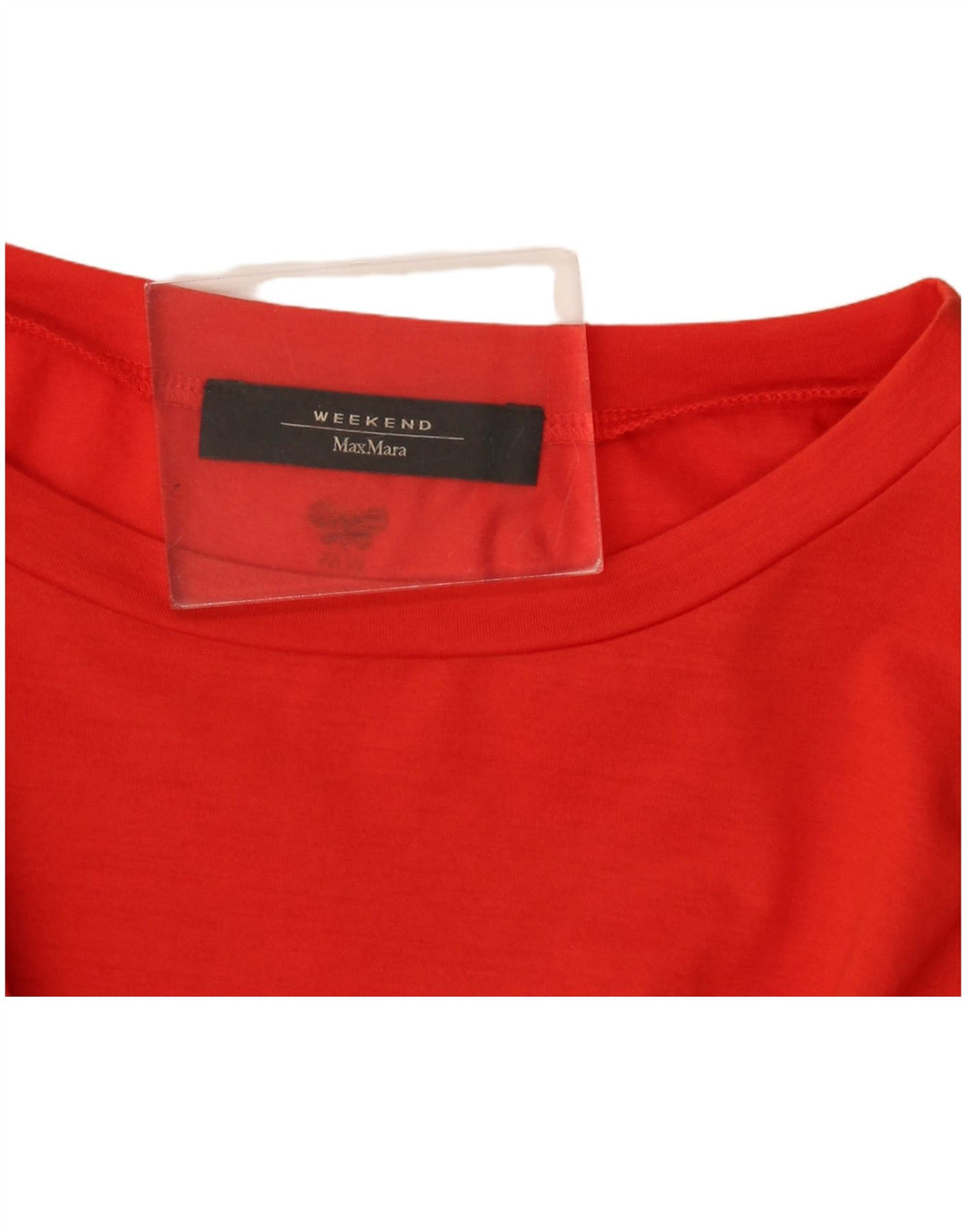 Max Mara T-shirt pour femme UK 14 Rouge moyen