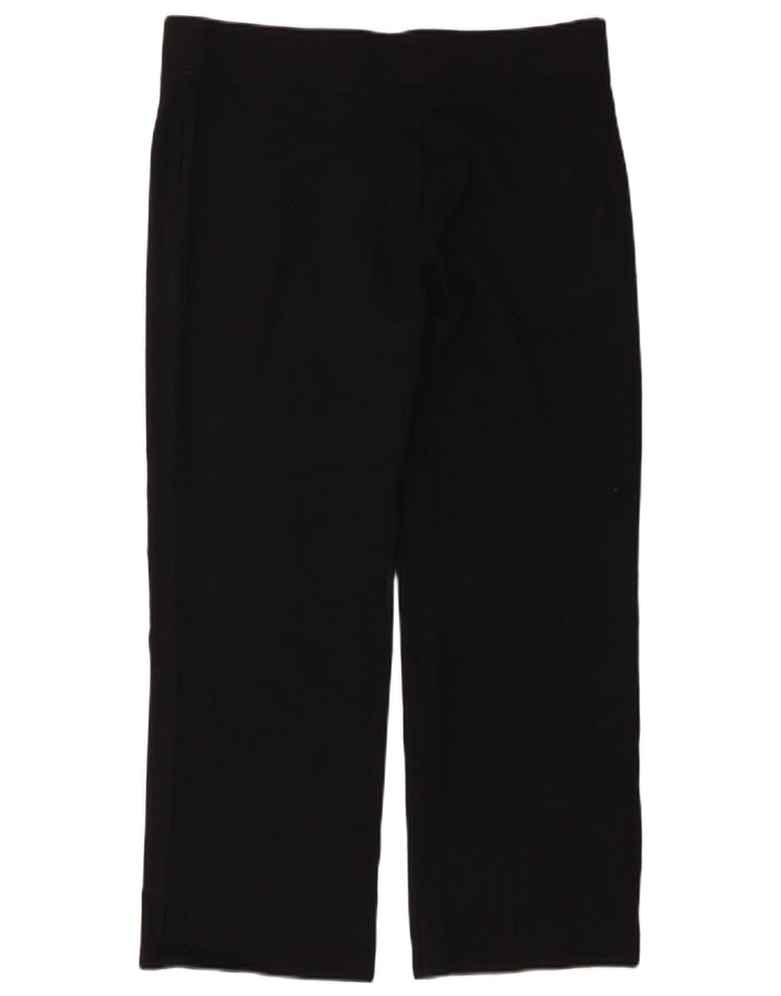 MARKS & SPENCER Leggings Femme UK 14 Grand Noir Coton