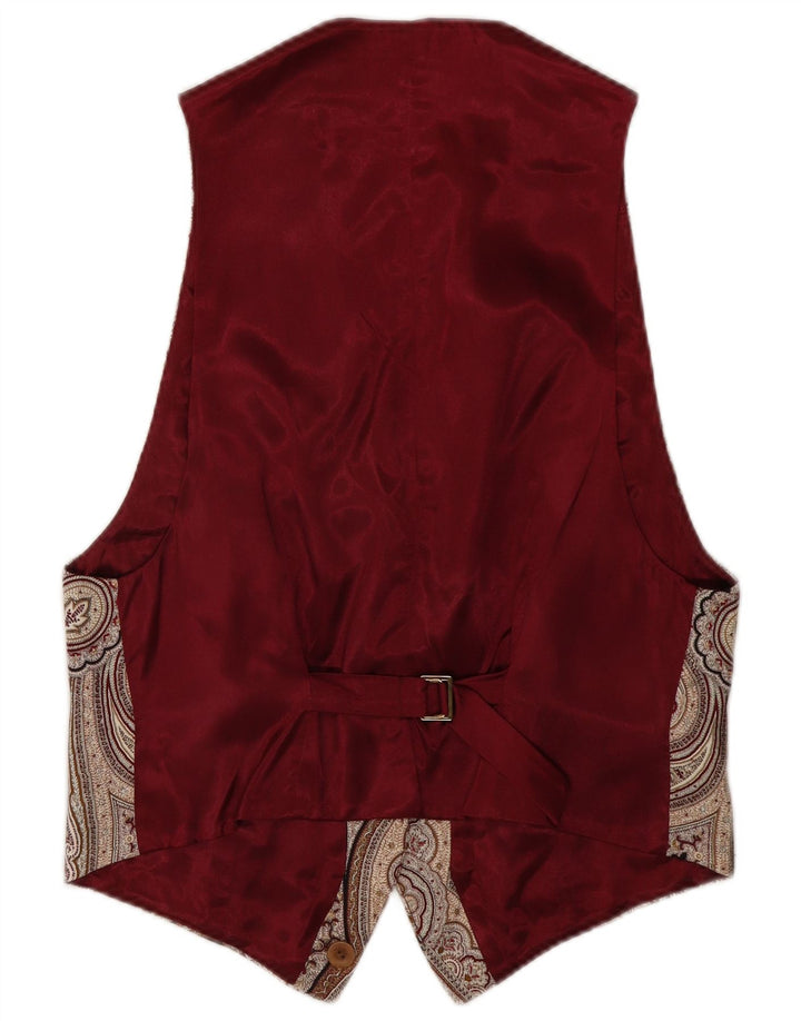 Kenzo Gilet Femme EU 40 Laine Paisley Multicolore Moyenne