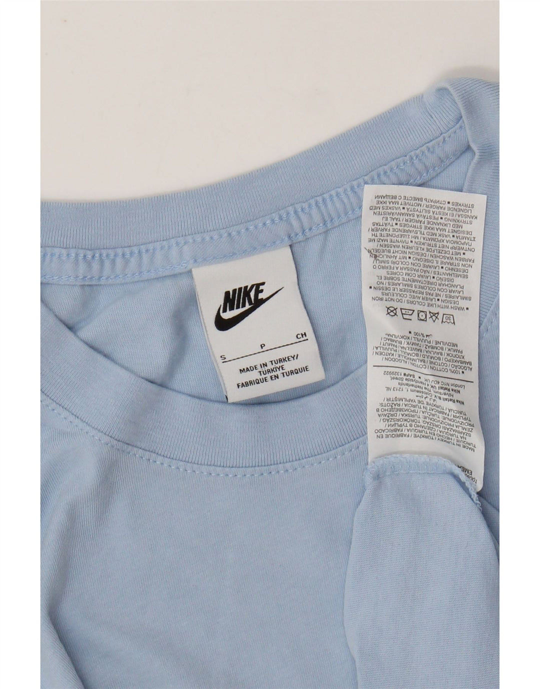 NIKE T-Shirt Homme Haut Petit Bleu Coton