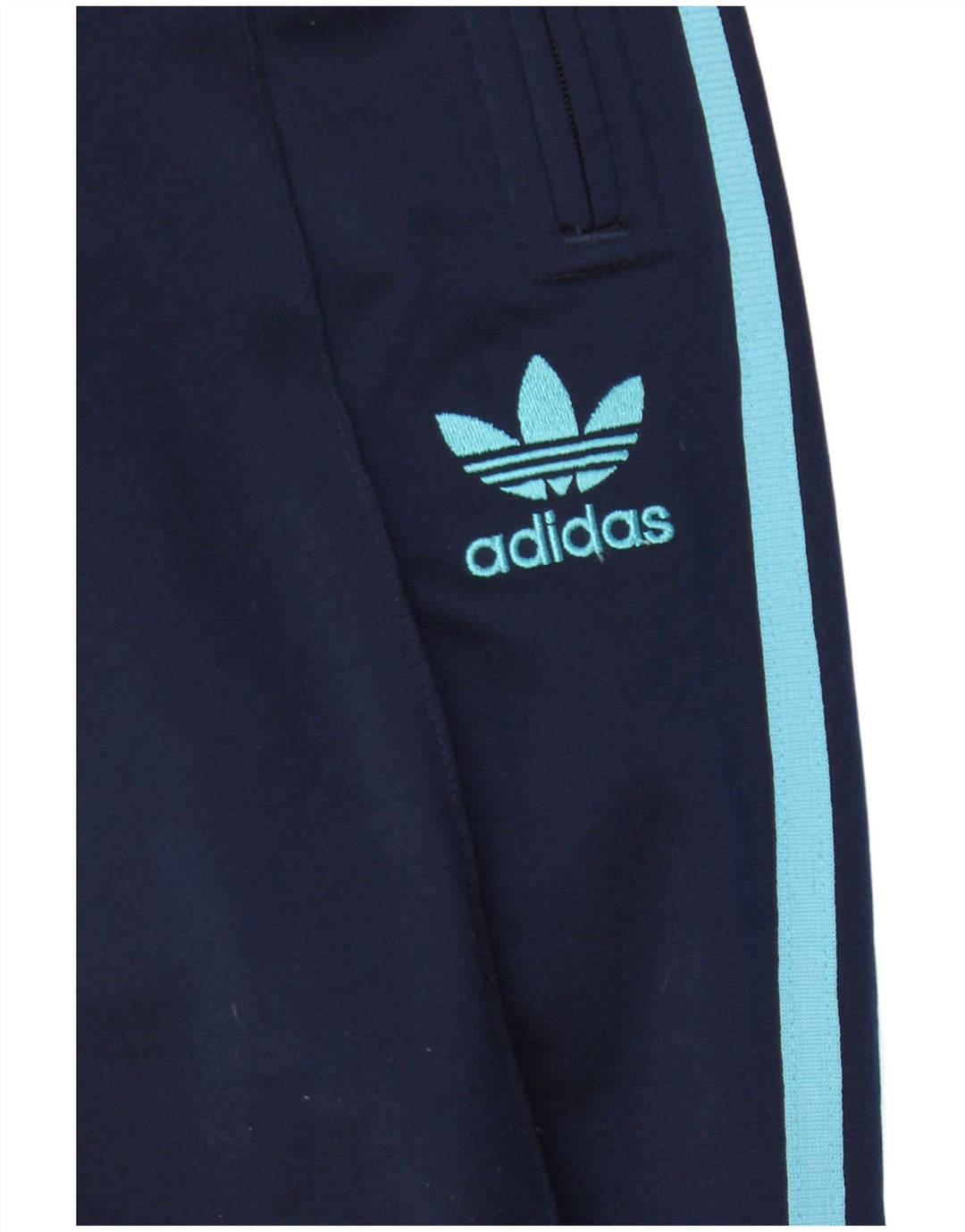 Adidas Pantalon de survêtement pour femme EU 36 Small Bleu marine Polyester