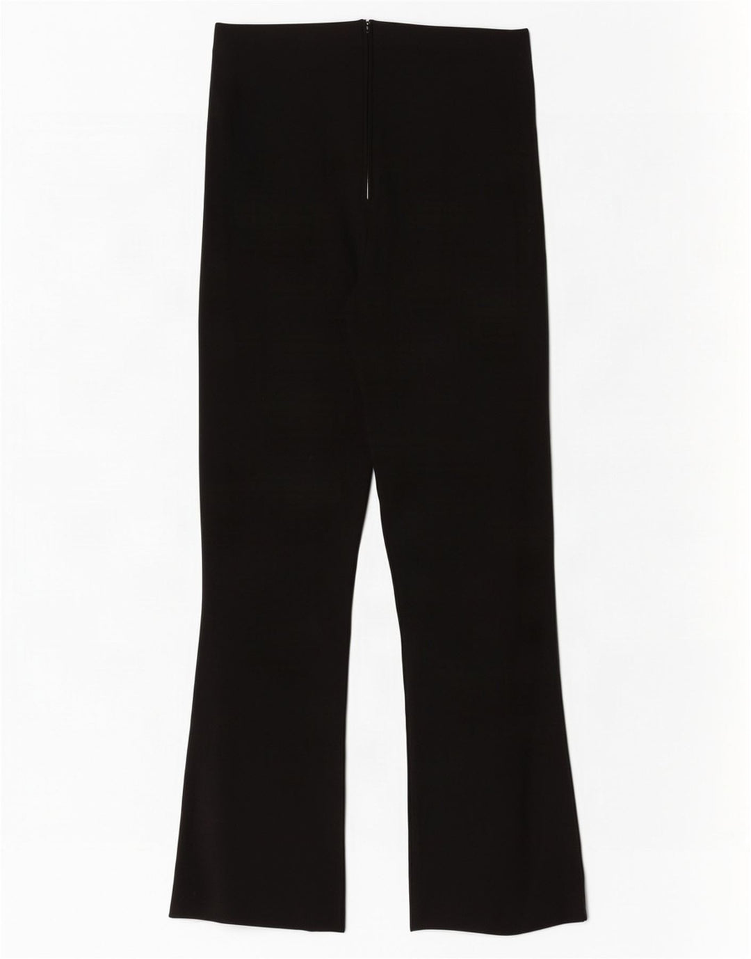 Pantalon court Bootcut Femme Zara Petit W26 L26 Noir Viscose