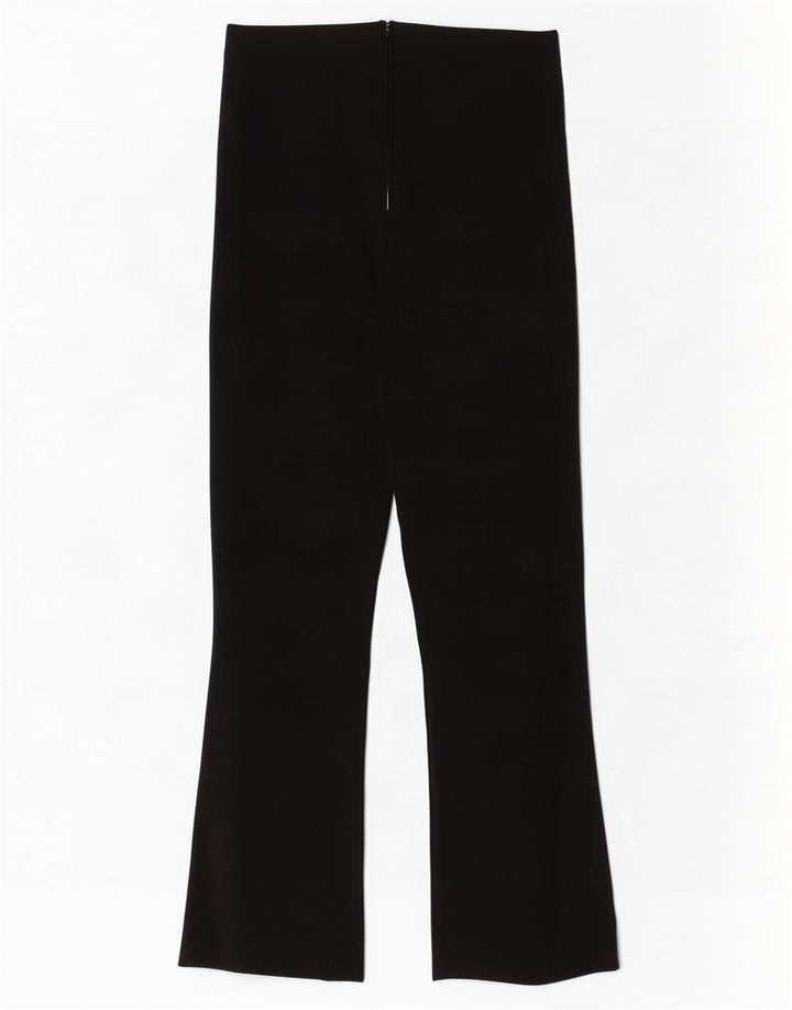 Pantalon court Bootcut Femme Zara Petit W26 L26 Noir Viscose