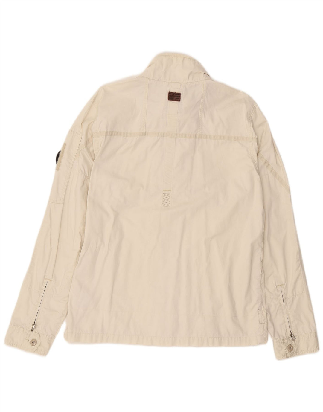 G-Star Veste Bomber Homme UK 42 XL Coton Blanc Cassé