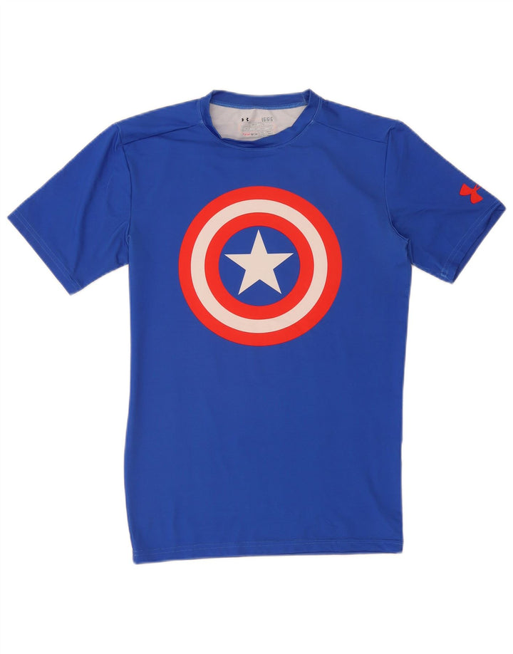 Under Armour Garçons Marvel Graphic T-Shirt Top 11-12 ans Grand Bleu