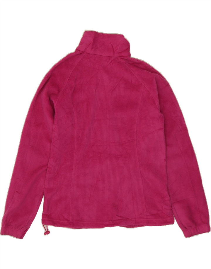 COLUMBIA Womens Fleece Jacket UK 16 Large Pink Polyester Vintage Columbia and Second-Hand Columbia from Messina Hembry 