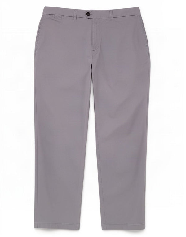 Marks & Spencer Pantalon de costume droit pour homme W44 L31 Bleu Coton