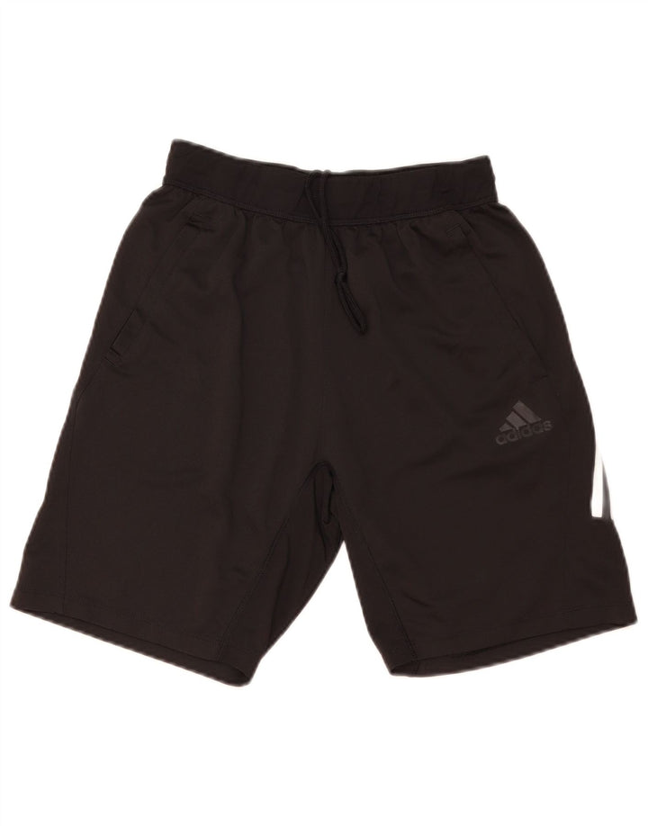 Adidas Short de sport Aeroready pour hommes, petit, noir, polyester