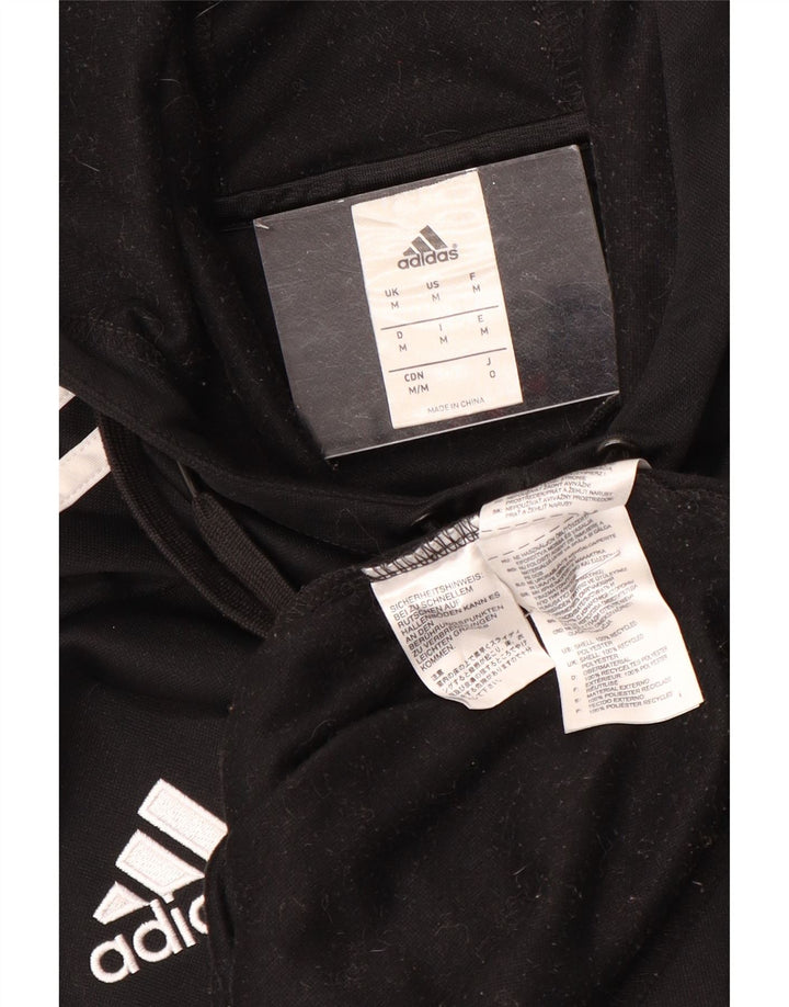Adidas Pull à capuche pour homme en polyester color block noir moyen