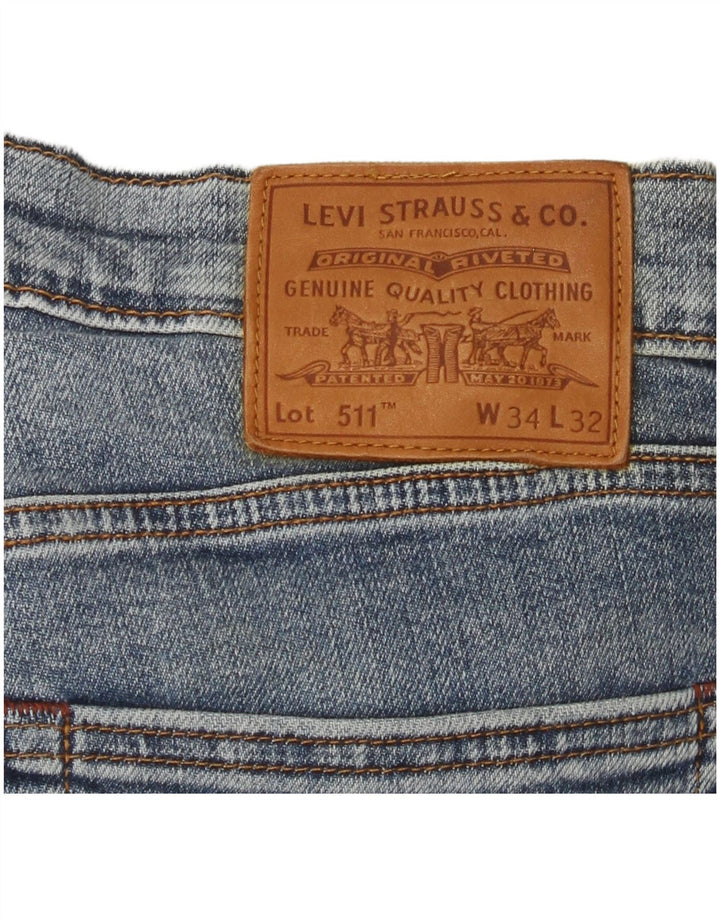 Levi's Jean Slim 511 Homme Bleu W34 L32 Coton