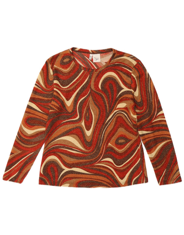 Nienhaus Haut à manches longues pour femme UK 44 Medium Multicolore Géométrique