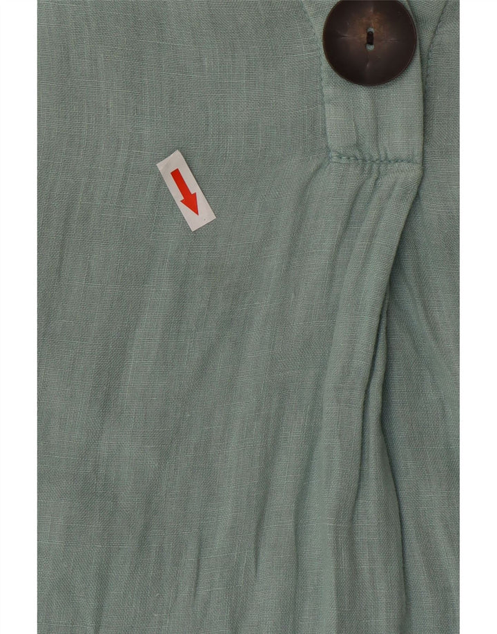 Zara Robe droite à manches 3/4 pour femme UK 14 Vert moyen