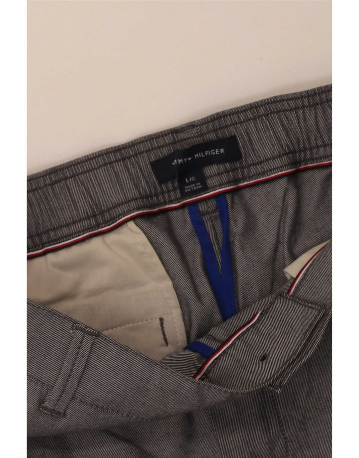 Tommy Hilfiger Short chino pour homme Large W34 Gris