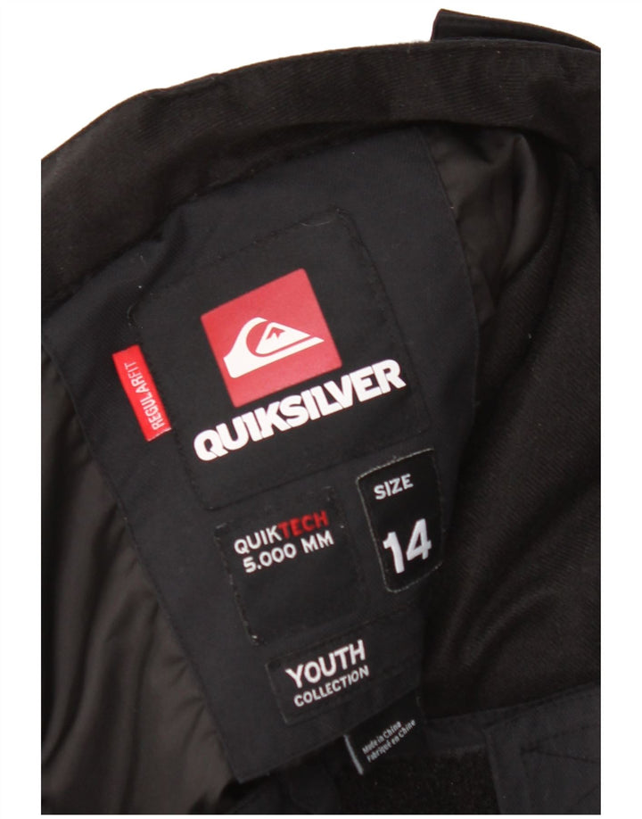 Quiksilver Pantalon de Ski Garçon 13-14 Ans Noir Polyamide